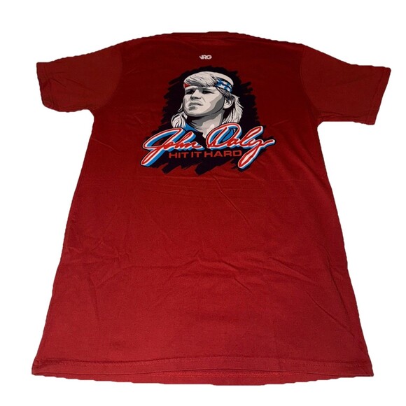 John Daly Rowdy Gentleman Golf Pocket t shirt Tag M Fits Large EUC - Picture 4 of 5